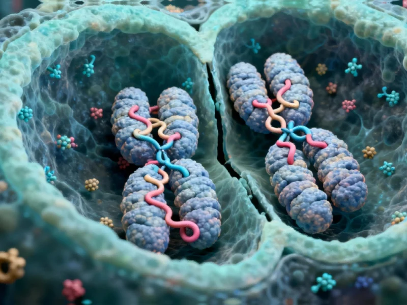 In a surprising discovery, scientists find tiny loops in the genomes of dividing cells